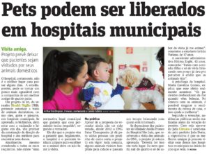 PL de melhor vereador de Vila Prudente, Rinaldi Digilio, prevê que pets sejam liberados em hospitais municipais